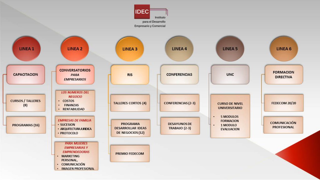 PRESENTACION ACTIVIDADES IDEC 2016 1