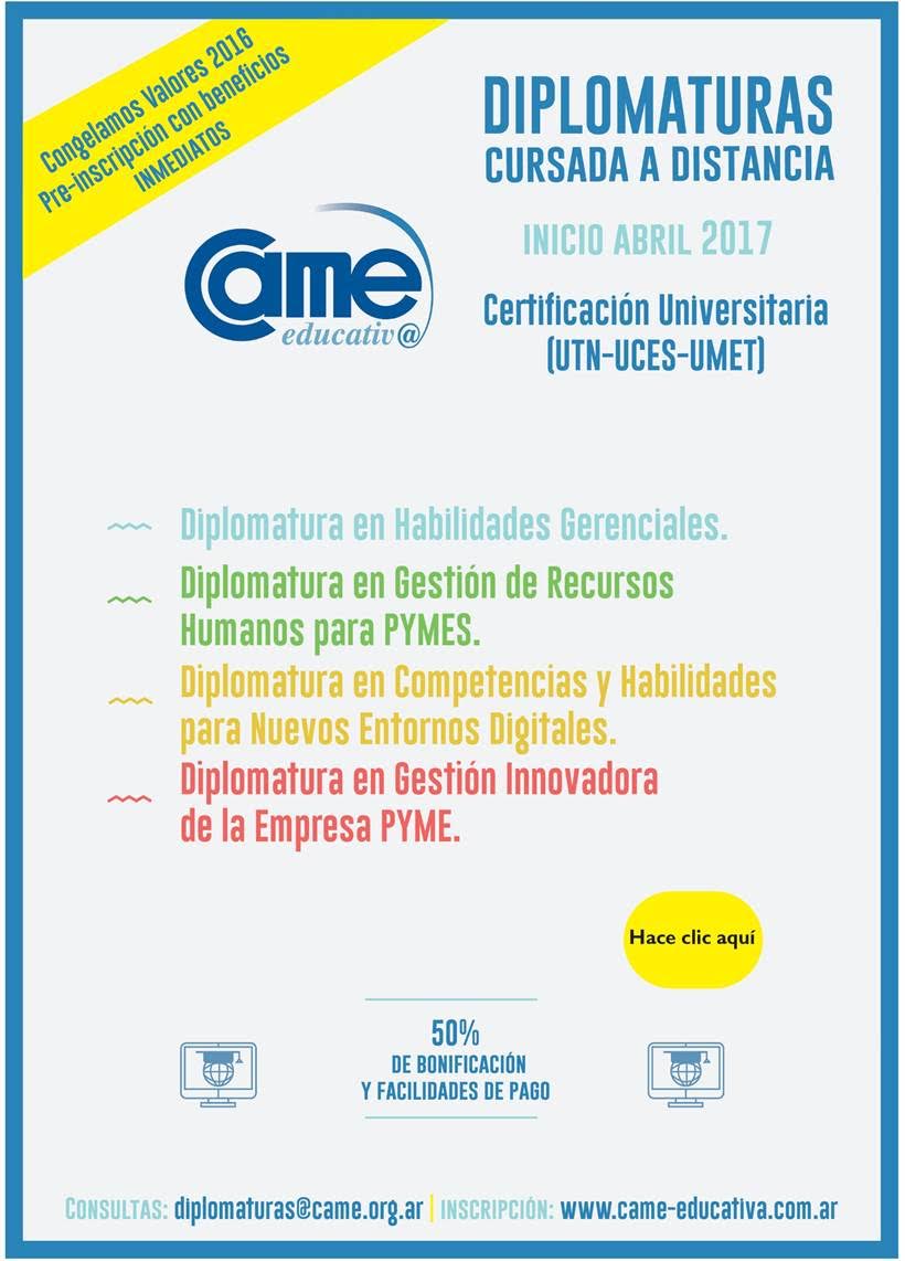 diplomatura CAME